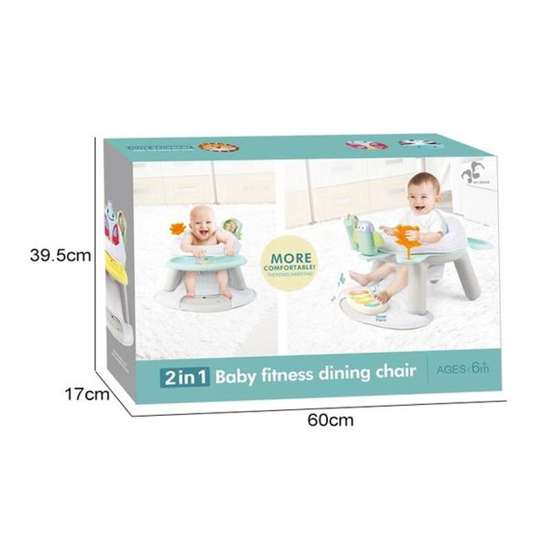 Jucarii, Copii si Bebe - Hrana si alaptare - Scaune de masa bebe - Scaun de masa si de joaca pentru copii model fluture - Infinity.ro