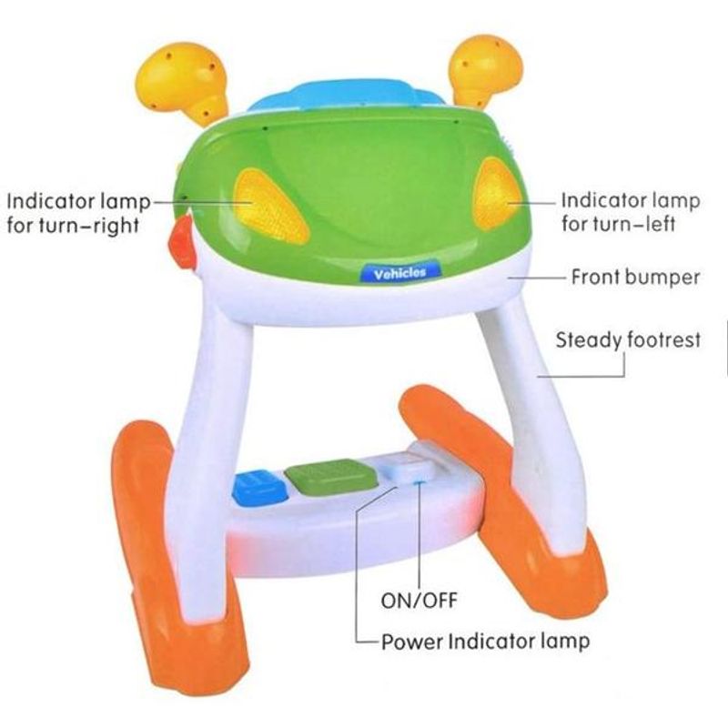 Jucarii, Copii si Bebe - Jucarii si jocuri - Jucarii & jocuri educative - Jucarii interactive - Simulator auto interactiv pentru copii Dreaming Party - Infinity.ro