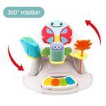 Jucarii, Copii si Bebe - Hrana si alaptare - Scaune de masa bebe - Scaun de masa si de joaca pentru copii model fluture - Infinity.ro