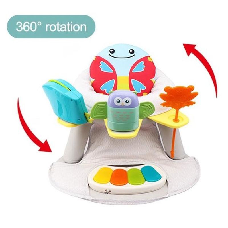 Jucarii, Copii si Bebe - Hrana si alaptare - Scaune de masa bebe - Scaun de masa si de joaca pentru copii model fluture - Infinity.ro