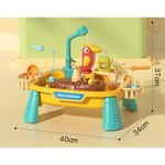 Jucarii, Copii si Bebe - Jucarii si jocuri - Jucarii & jocuri educative - Jucarii interactive - Set 2 in 1 joc de pescuit si chiuveta de bucatarie Galben - Infinity.ro