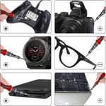 Casa si Gradina - Constructii - Scule de mana si unelte - Surubelnite - Set Surubelnite de Precizie 110 in 1, 98 Biti, pentru Electronice, Electrocasnice, Flexibila, cu Ventuza - Infinity.ro