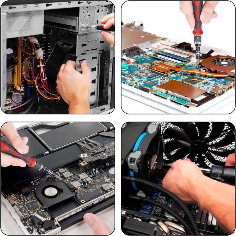 Casa si Gradina - Constructii - Scule de mana si unelte - Surubelnite - Set Surubelnite de Precizie 110 in 1, 98 Biti, pentru Electronice, Electrocasnice, Flexibila, cu Ventuza - Infinity.ro