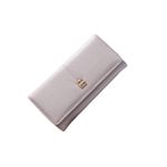 Fashion, accesorii si bijuterii - Femei - Accesorii femei - Portofele femei - Portofel dama piele, BLEKSY, aspect elegant, inchidere magnetica, spatii pentru bancnote, documente si carduri, gri - Infinity.ro