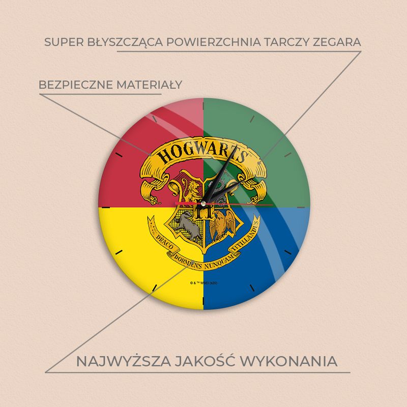 Casa si Gradina - Decoratiuni - Ceasuri - Ceas perete Harry Potter Hogwarts WWCHARRY182 30,5 cm Multicolor - Infinity.ro