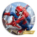 Casa si Gradina - Decoratiuni - Ceasuri - Ceas perete Spiderman Multicolor 30,5 cm - Infinity.ro