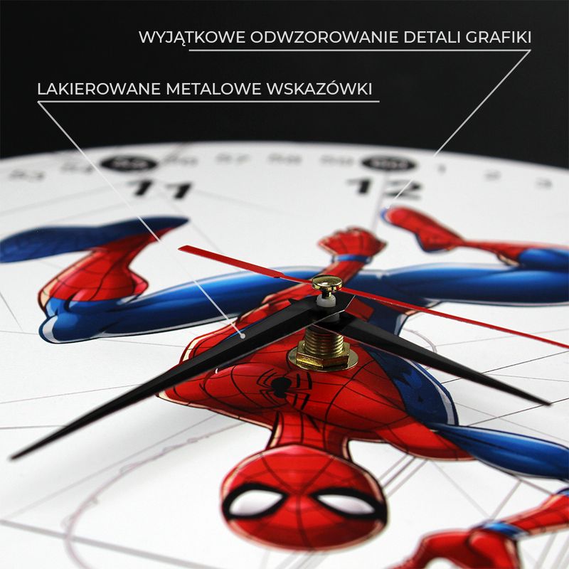 Casa si Gradina - Decoratiuni - Ceasuri - Ceas perete Spiderman MWCSPIDERM042 30,5 cm Multicolor - Infinity.ro