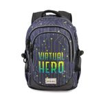 Carti si Birotica - Rechizite - Rucsacuri si genti scolare - Ghiozdan scoala Virtual Hero 44 cm Multicolor - Infinity.ro