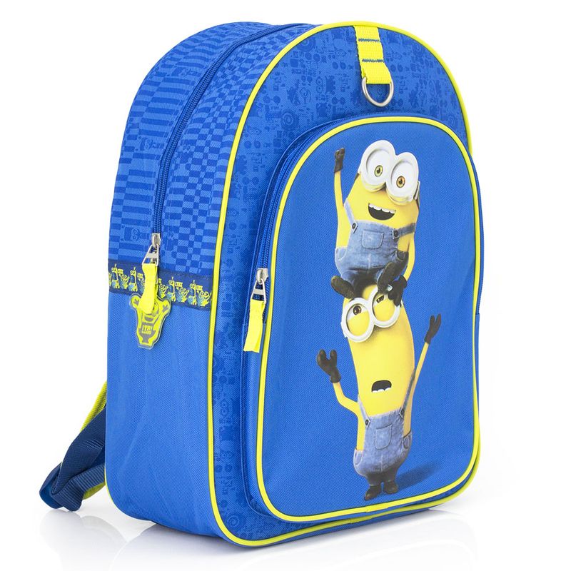 Carti si Birotica - Rechizite - Rucsacuri si genti scolare - Ghiozdan Minions,Albastru, 40 x 30 x 13 cm 40 x 30 x 13 cm Baieti Scoala generala Neechipat Minions Albastru - Infinity.ro