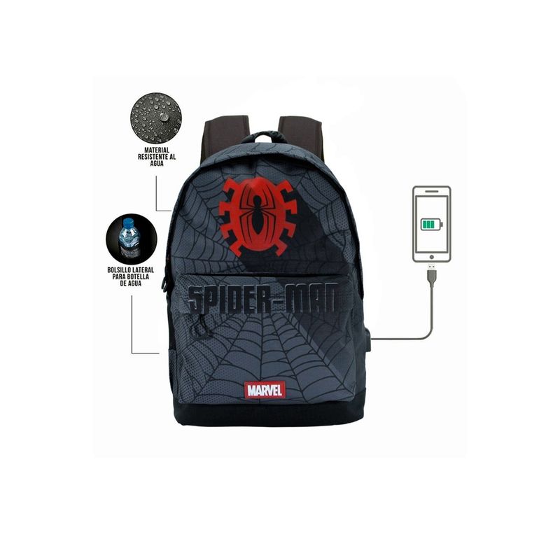 Carti si Birotica - Rechizite - Rucsacuri si genti scolare - Ghiozdan Marvel HS Spider-Man, 45 x 30 x 18 cm Negru 45 x 30 x 18 cm - Infinity.ro