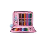 Carti si Birotica - Rechizite - Penare - Penar echipat Na! Na! Na! Surprise, 40 piese, 28 x 20 x 4 cm Roz - Infinity.ro