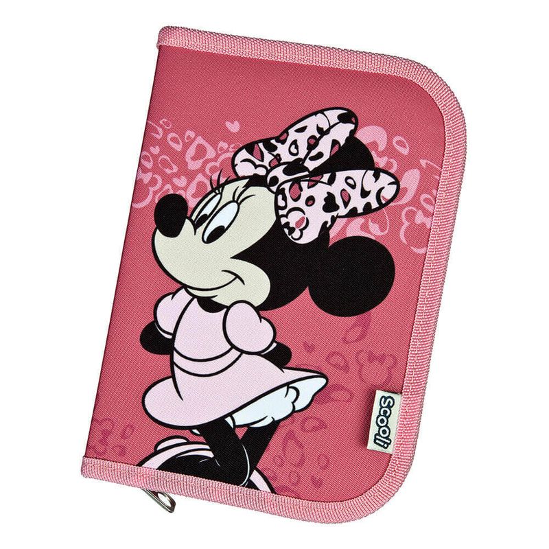 Carti si Birotica - Rechizite - Penare - Penar Minnie Mouse echipat, Roz, 14 x 20 x 3 cm Roz Minnie Mouse 1 - Infinity.ro
