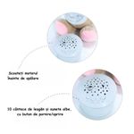 Jucarii, Copii si Bebe - Jucarii si jocuri - Jucarii bebelusi - Jucarii interactive bebelusi - Iepure de plus ambrasmart, cu Lumina de Noapte, cu Muzica si Sunete Albe, pentru Copii, multifunctional, Albastru - Infinity.ro