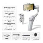 TV, Audio-Video si Foto - Aparate foto si accesorii - Accesorii foto si video - Stabilizatoare de imagine - Stabilizator Inteligent de Mana, Tehnologie AntiShake pe 3 Axe, Recunoasterea Fetei, Portabil si Pliabil, Android si iOS - Infinity.ro