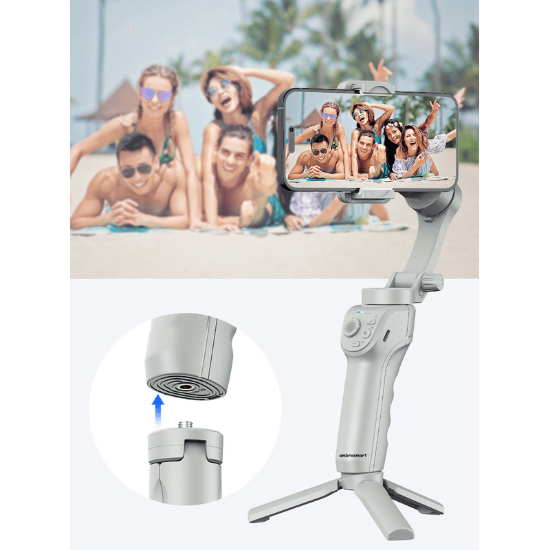 TV, Audio-Video si Foto - Aparate foto si accesorii - Accesorii foto si video - Stabilizatoare de imagine - Stabilizator Inteligent de Mana, Tehnologie AntiShake pe 3 Axe, Recunoasterea Fetei, Portabil si Pliabil, Android si iOS - Infinity.ro