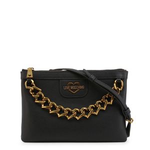 Geanta plic femei Love Moschino model JC4098PP1BLO Negru 24 x 17 x 3 cm