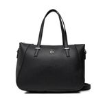 Fashion, accesorii si bijuterii - Femei - Accesorii femei - Genti si rucsacuri femei - Geanta Tommy Hilfiger Th Element Satchel AW0AW12011 34 x 25 x 12 cm Negru - Infinity.ro