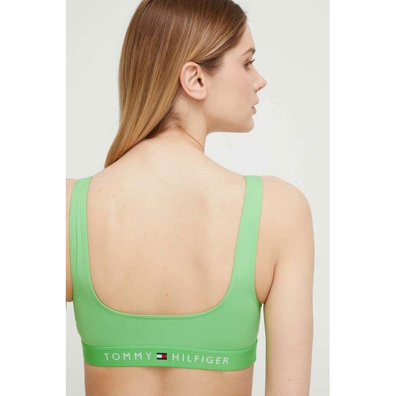 Fashion, accesorii si bijuterii - Femei - Lenjerie si pijamale femei - Costume de baie femei - Costum de baie dama Tommy Hilfiger UW0UW04108-4135 XL INTL Verde - Infinity.ro