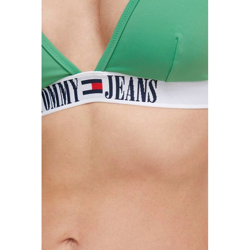 Fashion, accesorii si bijuterii - Femei - Lenjerie si pijamale femei - Costume de baie femei - Costum de baie dama Tommy Jeans UW0UW04451-4079 XS INTL Verde - Infinity.ro