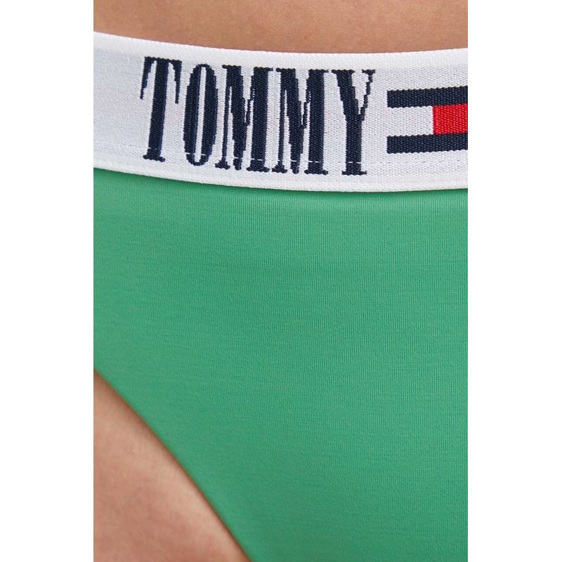 Fashion, accesorii si bijuterii - Femei - Lenjerie si pijamale femei - Costume de baie femei - Costum de baie dama Tommy Jeans UW0UW04451-4079 XS INTL Verde - Infinity.ro