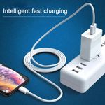 Laptop, Telefoane si Tablete - Telefoane mobile si accesorii - Accesorii Telefoane - Cabluri si adaptoare telefoane - Cablu USB TypeC MRG MCB117, Alb, Lungime 3 metri, Incarcare si Transfer Date - Infinity.ro