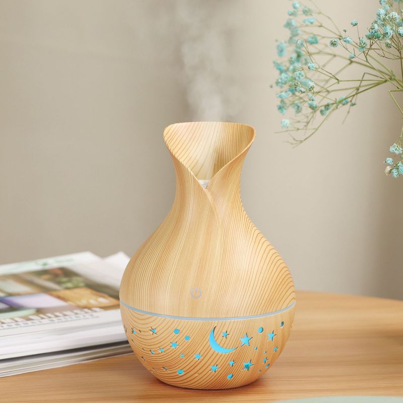 Electronice si Electrocasnice - Climatizare si sisteme de incalzire - Aparate filtrare aer - Umidificatoare - Umidificator de Aer MRG MAJ21003, Usb, Aromaterapie, Stejar Deschis - Infinity.ro