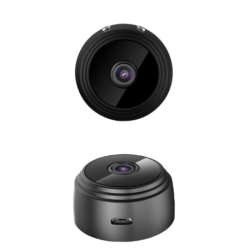 Casa si Gradina - Electrice - Smart Home - Camere de supraveghere - Mini Camera MRG M739, Wireless, Magnetica, Negru - Infinity.ro