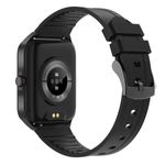 Laptop, Telefoane si Tablete - Wearables si gadgeturi - Wearables - Smartwatch-uri - Ceas Smartwatch MRG MLC204, Bluetooth, Apeluri, Sms, Social Media, Silicon Negru - Infinity.ro