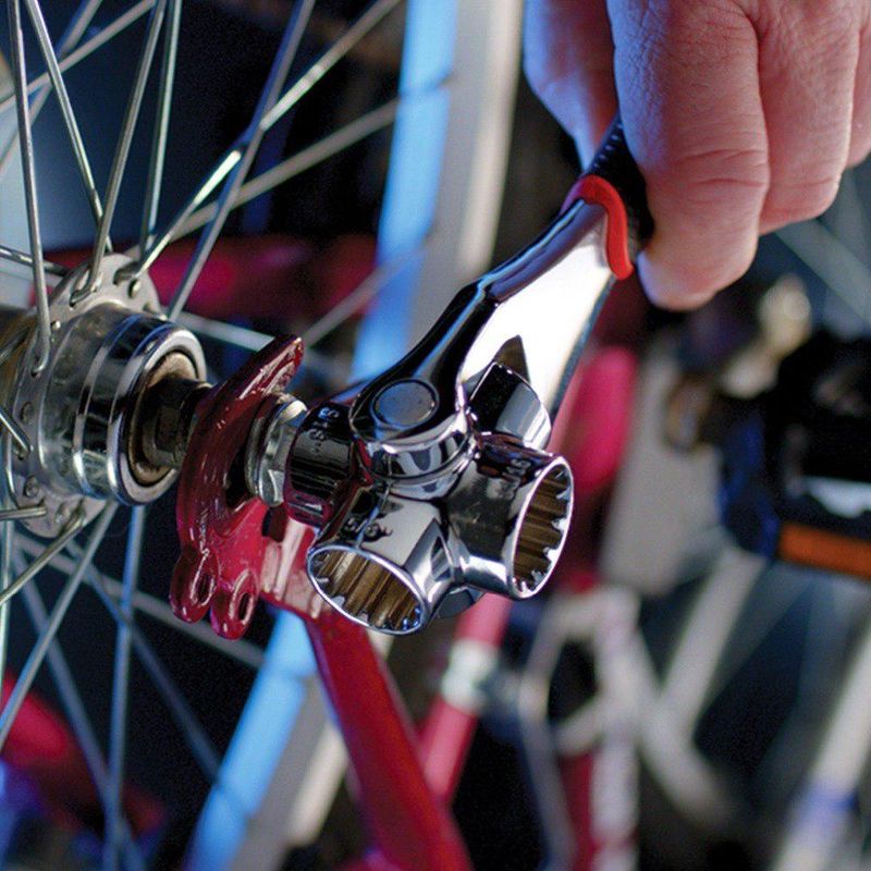 Casa si Gradina - Constructii - Scule de mana si unelte - Chei si truse chei - Cheie universala MRG M-474, 48 in 1, Multifunctionala, Rotire 360 grade, Negru / Rosu - Infinity.ro