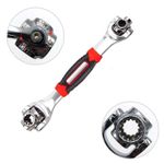 Casa si Gradina - Constructii - Scule de mana si unelte - Chei si truse chei - Cheie universala MRG M-474, 48 in 1, Multifunctionala, Rotire 360 grade, Negru / Rosu - Infinity.ro