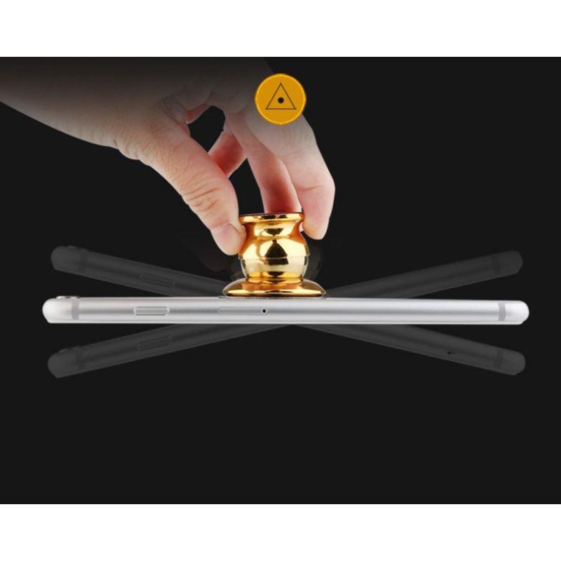 Laptop, Telefoane si Tablete - Telefoane mobile si accesorii - Accesorii Telefoane - Suport si docking telefoane - Suport Auto Telefon Magnetic 360 MRG L335 Autoadeziv, Universal, Gold - Infinity.ro