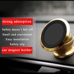 Laptop, Telefoane si Tablete - Telefoane mobile si accesorii - Accesorii Telefoane - Suport si docking telefoane - Suport Auto Telefon Magnetic 360 MRG L335 Autoadeziv, Universal, Gold - Infinity.ro