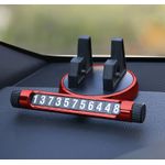 Laptop, Telefoane si Tablete - Telefoane mobile si accesorii - Accesorii Telefoane - Suport si docking telefoane - Suport telefon cu placuta numar MXY168 Rosu - Infinity.ro