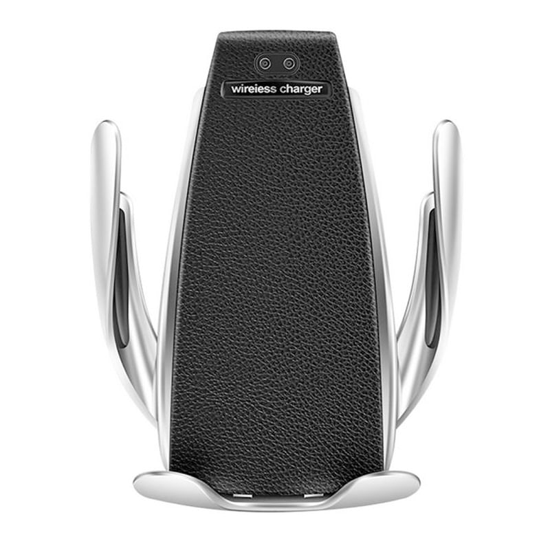 Laptop, Telefoane si Tablete - Telefoane mobile si accesorii - Accesorii Telefoane - Suport si docking telefoane - Suport telefon grila MRG L-S5, Smart Wireless, Fast Charge, Gri - Infinity.ro