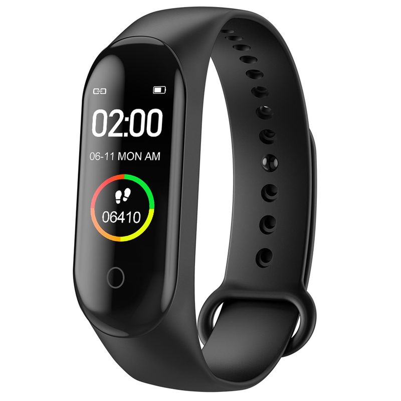 Laptop, Telefoane si Tablete - Wearables si gadgeturi - Wearables - Bratari fitness - Bratara fitness MRG P-M4, Inteligenta, Bluetooth, Negru - Infinity.ro