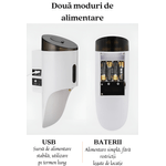 Casa si Gradina - Sanitare - Suporturi si accesorii baie - Dispensere - Dozator automat de sapun lichid, senzor inteligent Touchless, montare pe perete, impermeabil, alb, capacitate 750 ml - Infinity.ro