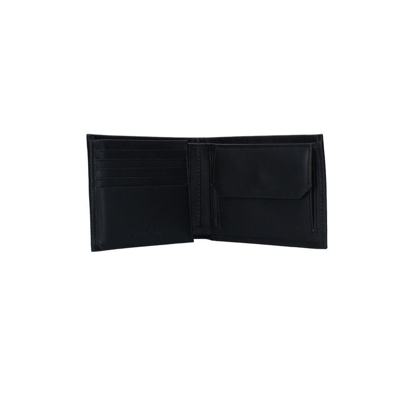Fashion, accesorii si bijuterii - Barbati - Accesorii barbati - Portofele barbati - Portofel Calvin Klein perforato all-over K50K508742 Negru 13 x 10,5 x 2 cm - Infinity.ro