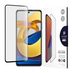 Laptop, Telefoane si Tablete - Telefoane mobile si accesorii - Accesorii Telefoane - Folii protectie telefoane - Folie de protectie compatibila cu Xiaomi Poco M4 Pro 4G, Secure Glass, Premium Hardness, Negru - Infinity.ro