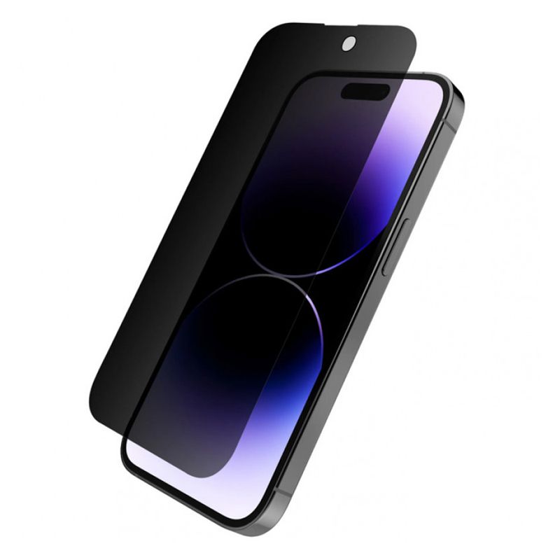 Laptop, Telefoane si Tablete - Telefoane mobile si accesorii - Accesorii Telefoane - Folii protectie telefoane - Folie de protectie compatibila cu iPhone 14 Pro Max, Secure Glass, Premium Hardness, Negru - Infinity.ro