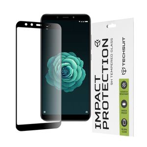Folie de protectie compatibila cu Xiaomi Mi A2, Mi 6X, Secure Glass, Premium Hardness, Negru