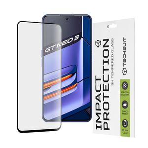 Folie de protectie compatibila cu Realme GT Neo 3/Neo 3 150W, Secure Glass, Premium Hardness, Negru
