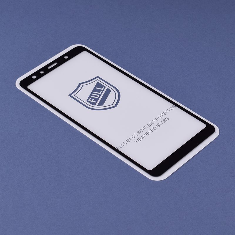 Laptop, Telefoane si Tablete - Telefoane mobile si accesorii - Accesorii Telefoane - Folii protectie telefoane - Folie de protectie compatibila cu Samsung Galaxy A7 2018, Secure Glass, Premium Hardness, Negru - Infinity.ro