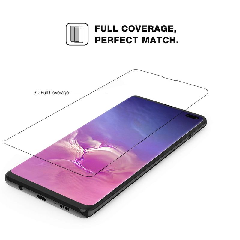 Laptop, Telefoane si Tablete - Telefoane mobile si accesorii - Accesorii Telefoane - Folii protectie telefoane - Folie de protectie compatibila cu Samsung Galaxy S10 Plus, Secure Glass, Premium Hardness, Transparenta - Infinity.ro