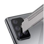 Laptop, Telefoane si Tablete - Telefoane mobile si accesorii - Accesorii Telefoane - Folii protectie telefoane - Protectie din sticla securizata pentru camera Samsung Galaxy A71 4G, Secure Glass, Premium Hardness, Negru - Infinity.ro