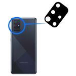 Laptop, Telefoane si Tablete - Telefoane mobile si accesorii - Accesorii Telefoane - Folii protectie telefoane - Protectie din sticla securizata pentru camera Samsung Galaxy A71 4G, Secure Glass, Premium Hardness, Negru - Infinity.ro