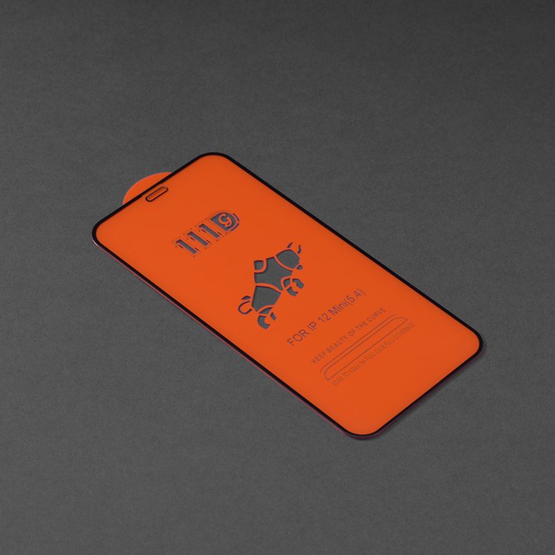 Laptop, Telefoane si Tablete - Telefoane mobile si accesorii - Accesorii Telefoane - Folii protectie telefoane - Folie de protectie compatibila cu iPhone 12 mini, Secure Glass, Premium Hardness, Negru - Infinity.ro