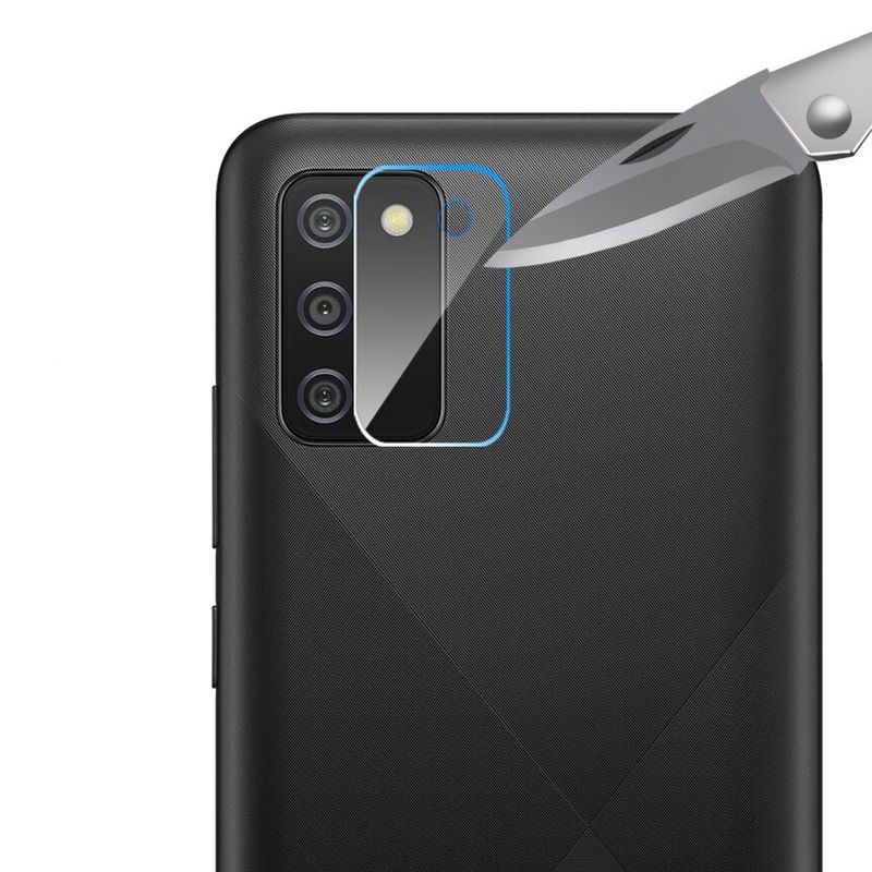 Laptop, Telefoane si Tablete - Telefoane mobile si accesorii - Accesorii Telefoane - Folii protectie telefoane - Protectie din sticla securizata pentru camera Samsung Galaxy A02s, Secure Glass, Premium Hardness, Transparenta - Infinity.ro