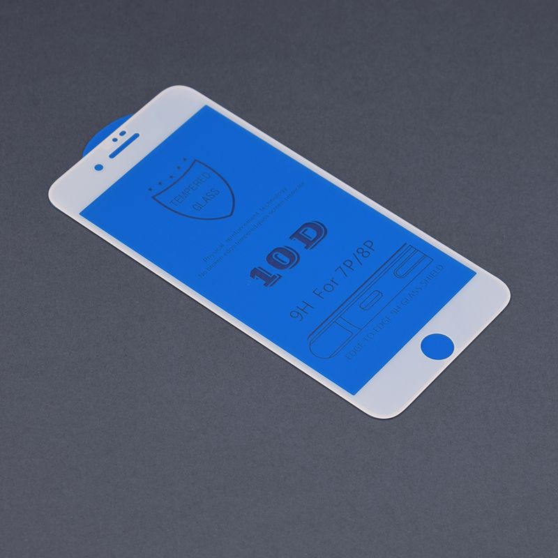 Laptop, Telefoane si Tablete - Telefoane mobile si accesorii - Accesorii Telefoane - Folii protectie telefoane - Folie de protectie compatibila cu Apple iPhone 8 Plus/7 Plus, Sticla securizata, Premium Hardness, Negru - Infinity.ro