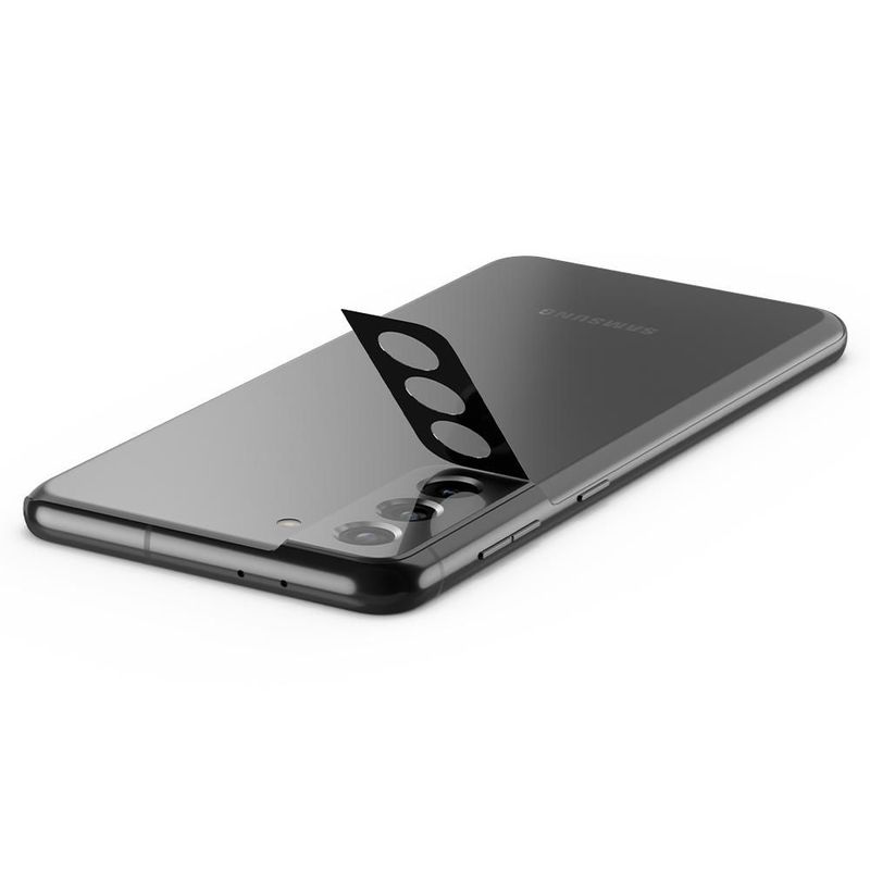 Laptop, Telefoane si Tablete - Telefoane mobile si accesorii - Accesorii Telefoane - Folii protectie telefoane - Protectie din sticla securizata pentru camera Samsung Galaxy S21 5G, Secure Glass, Premium Hardness, Negru - Infinity.ro