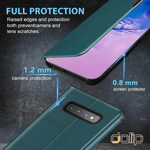 Laptop, Telefoane si Tablete - Telefoane mobile si accesorii - Accesorii Telefoane - Huse telefoane - Husa Smart Fold Dalip, pentru Samsung Galaxy S10 Lite, Premium TPU, Verde - Infinity.ro